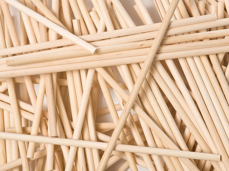 Wood Round Sticks